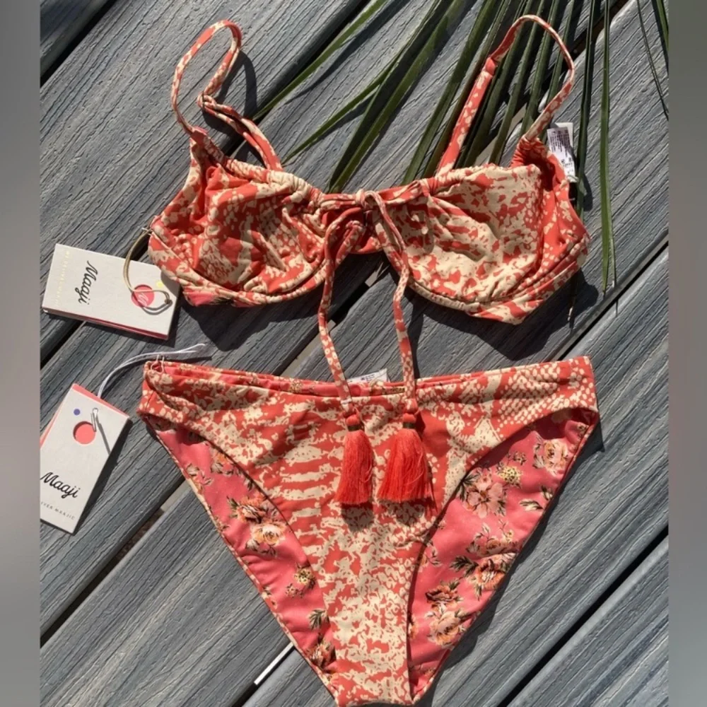 MAAJI Set - Anthropologie Snake Jade Bikini Top & Sublimity Bottom - L/M